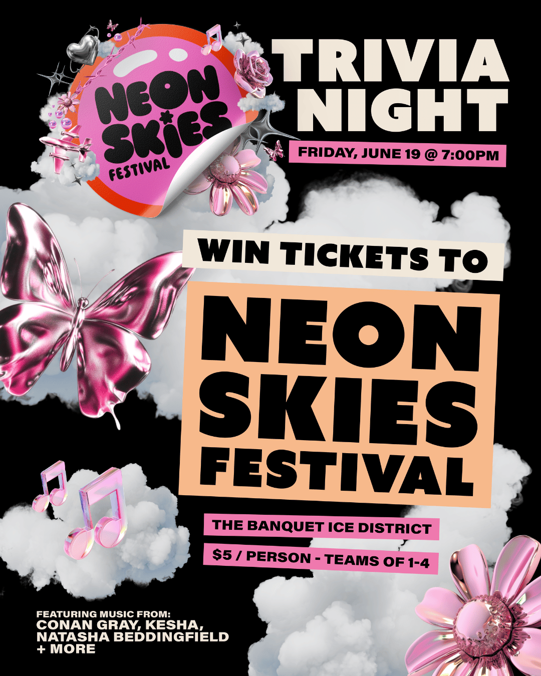 Neon Skies Trivia Night